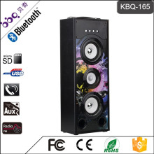 Subwoofer portátil do orador de Bluetooth KBQ-165 25W 2000mAh Bluetooth